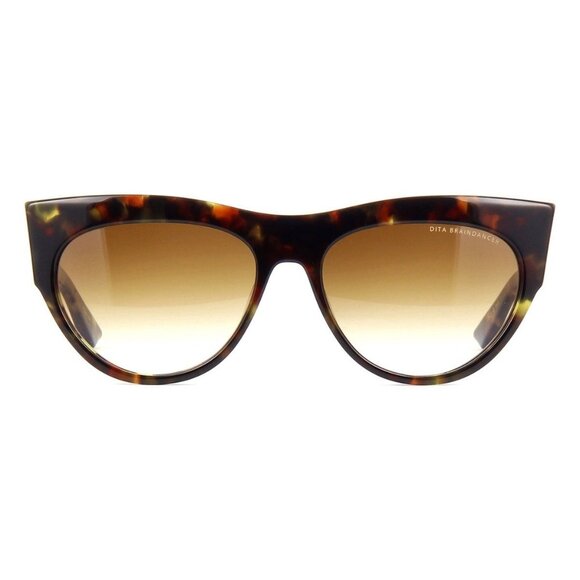 A2852Z New DITA Braindancer Havana Cat Eye DTS525 02 Sunglasses Women - Picture 2 of 5